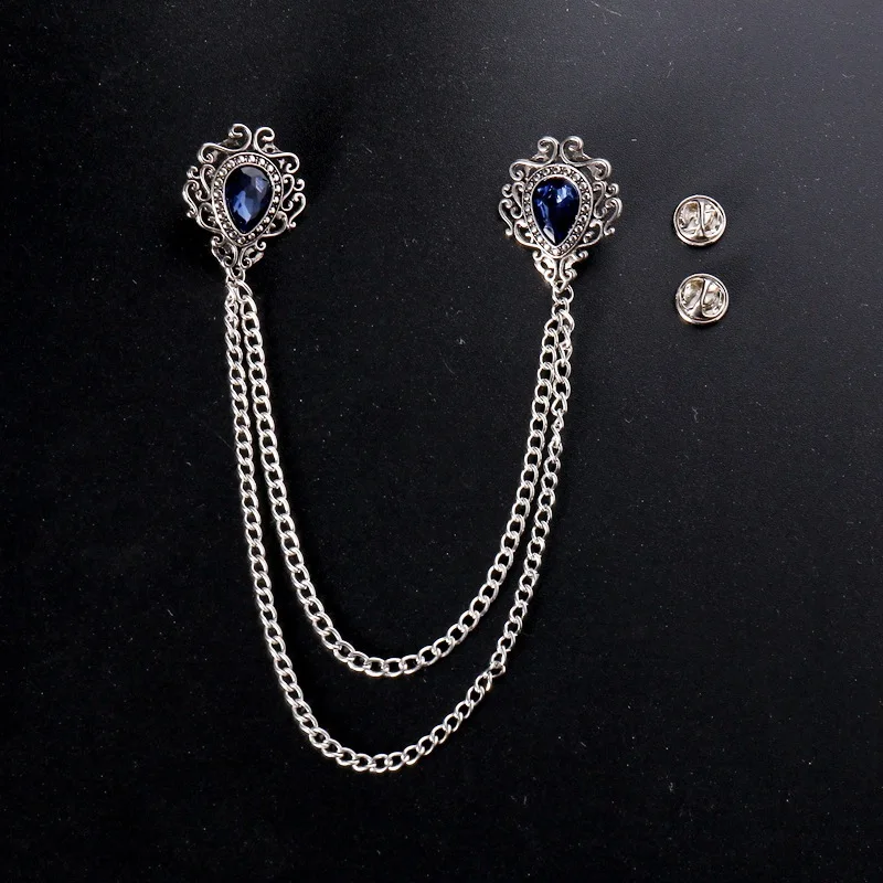 Wedding Shop - Elegante liga vintage strass grande broche
