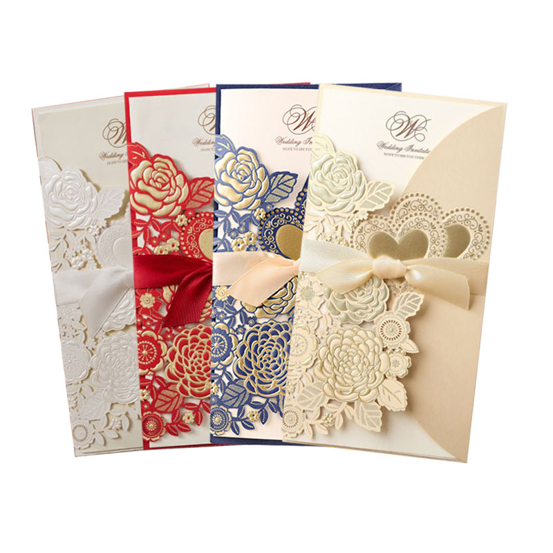 Wedding Supply Business - 5/10 pçs cartão de convites de