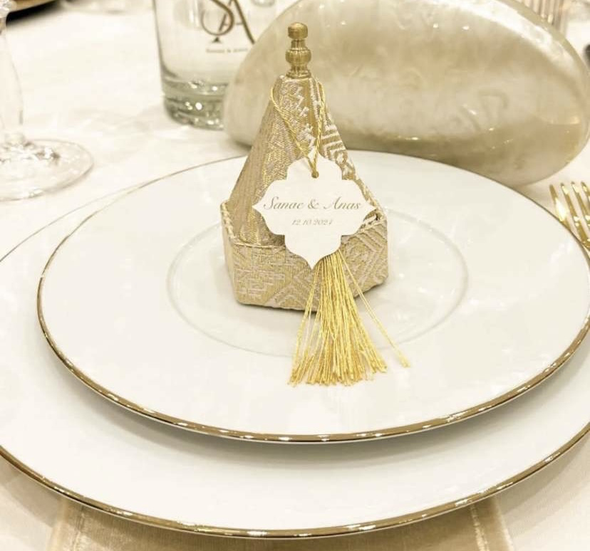 Wedding Supply Business - Etiqueta personalizada de dia de henna