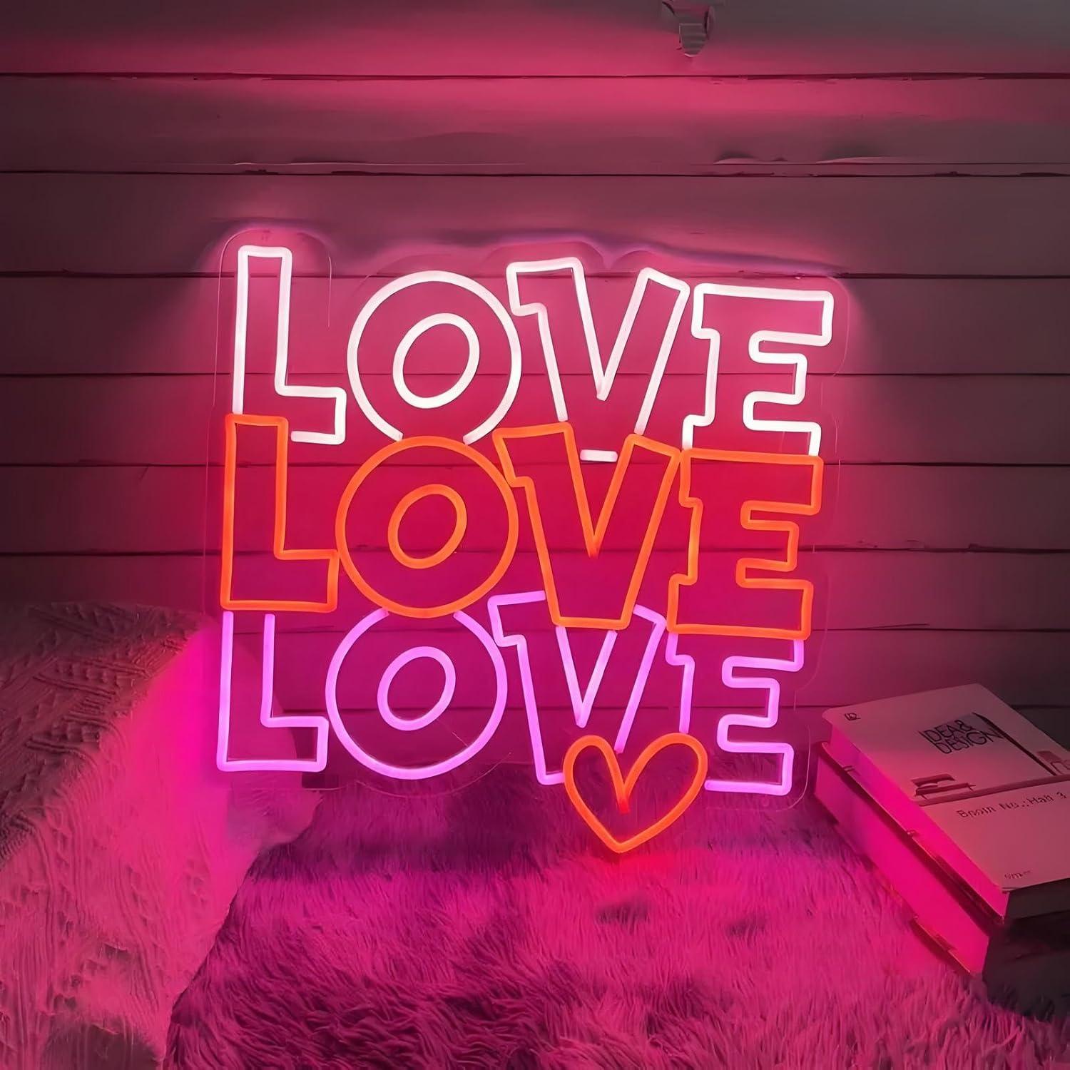 Wedding Shop - Letreiro de néon com luzes LED