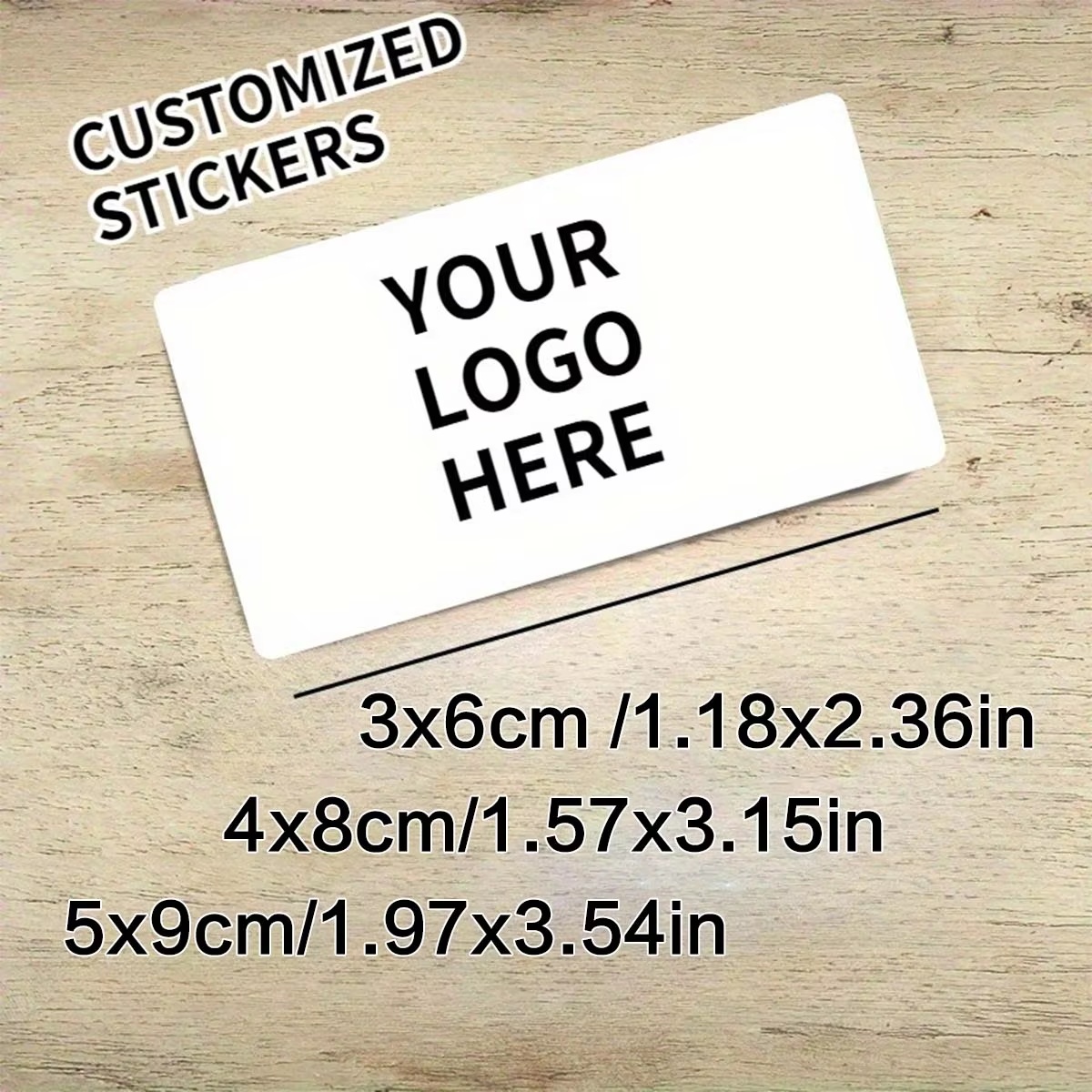 Wedding Shop - Adesivos Retangulares Personalizados – Logotipos e