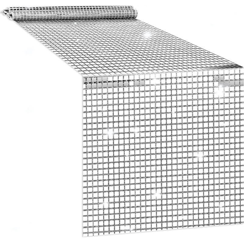 Table Runner Sequin - Corredor de mesa para festa discoteca,