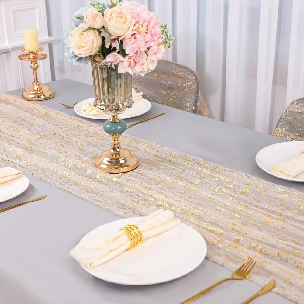Caminho de Mesa com Glitter Do - Table Runner Sequin avaliação e preço