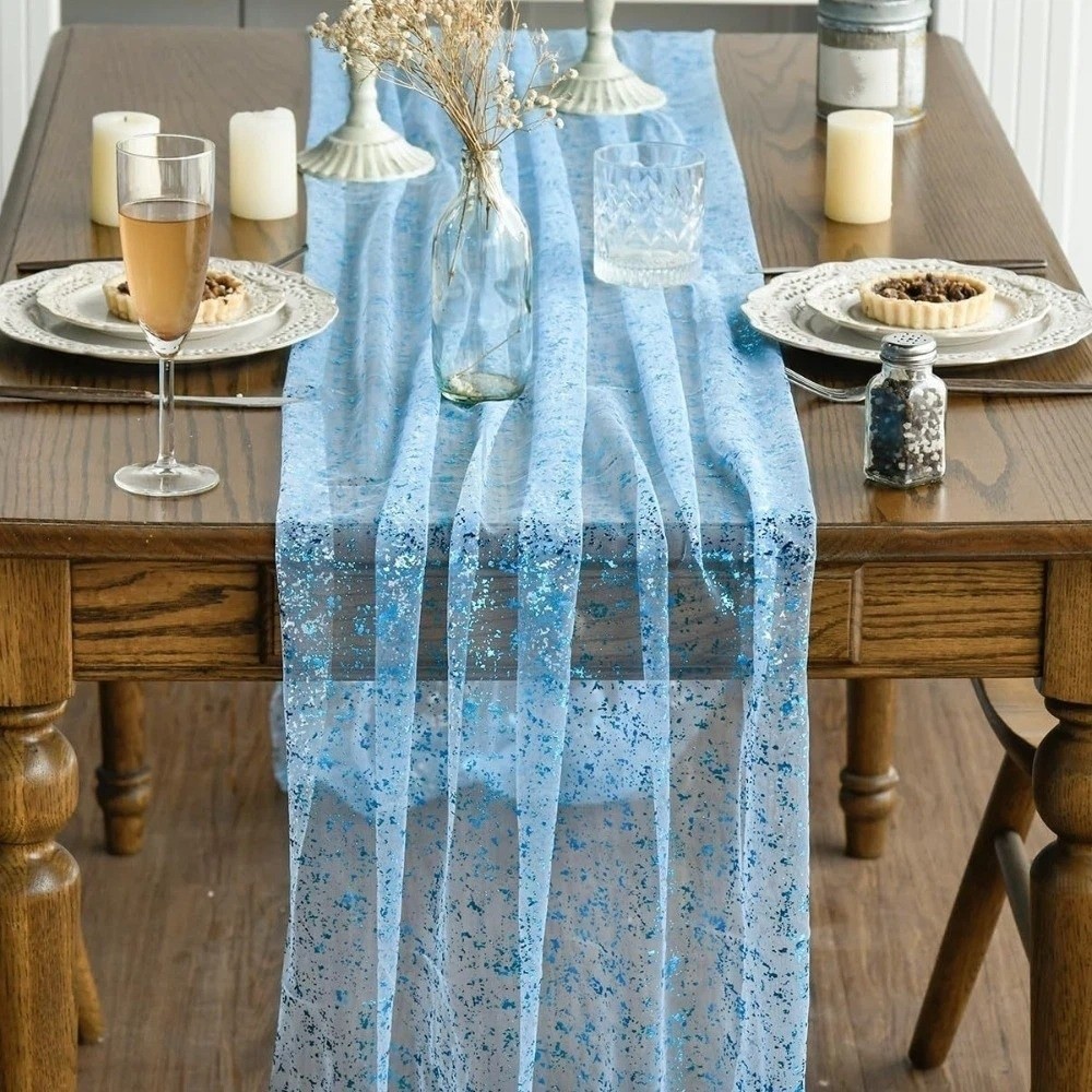 Toalha de Mesa de Lantejoulas  - Table Runner Sequin avaliação e preço
