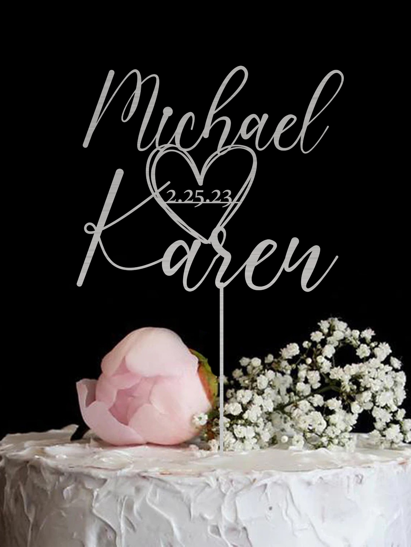 Topper de bolo personalizado-1 - Wedding Shop avaliação e preço