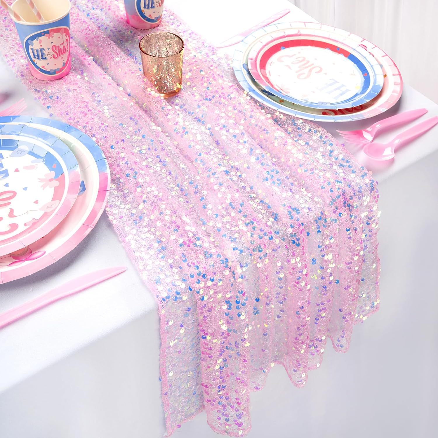 Corredor de mesa de lantejoula - Table Runner Sequin avaliação e preço